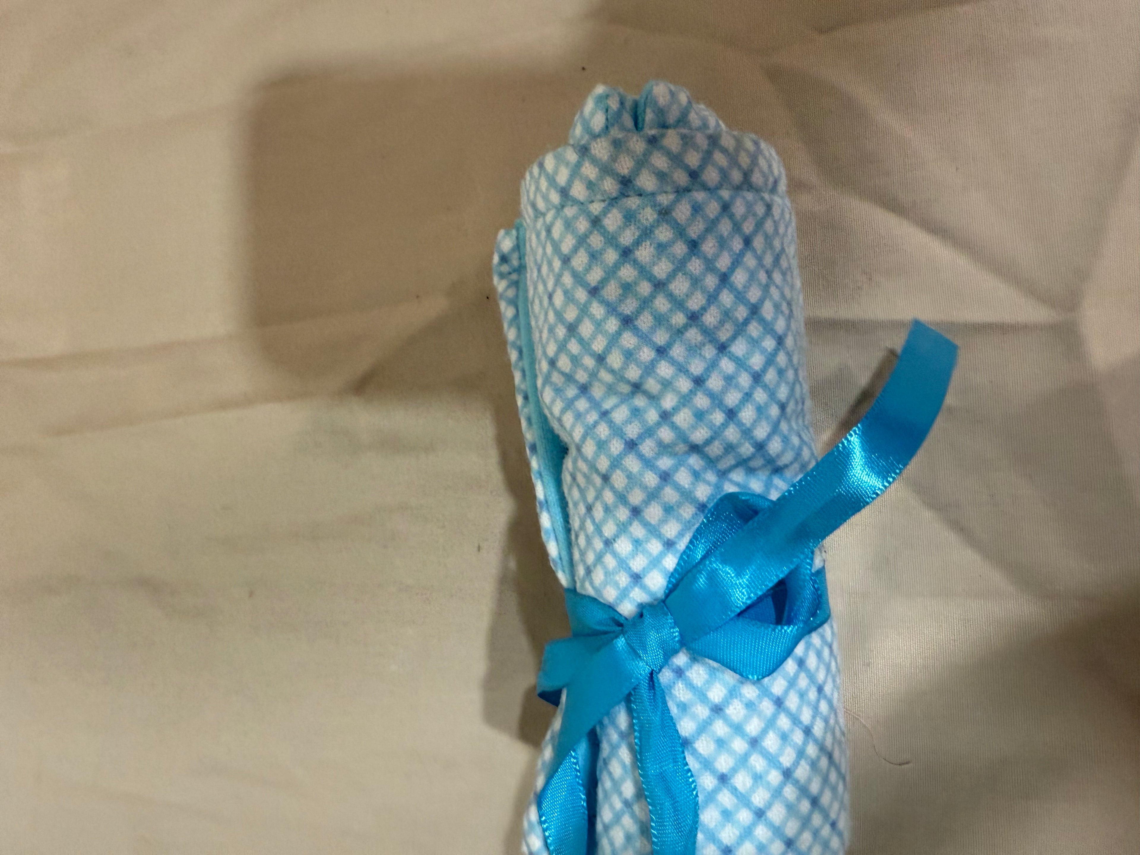 Sleeping bag for Barbie doll (doll not included).  Price is per item.