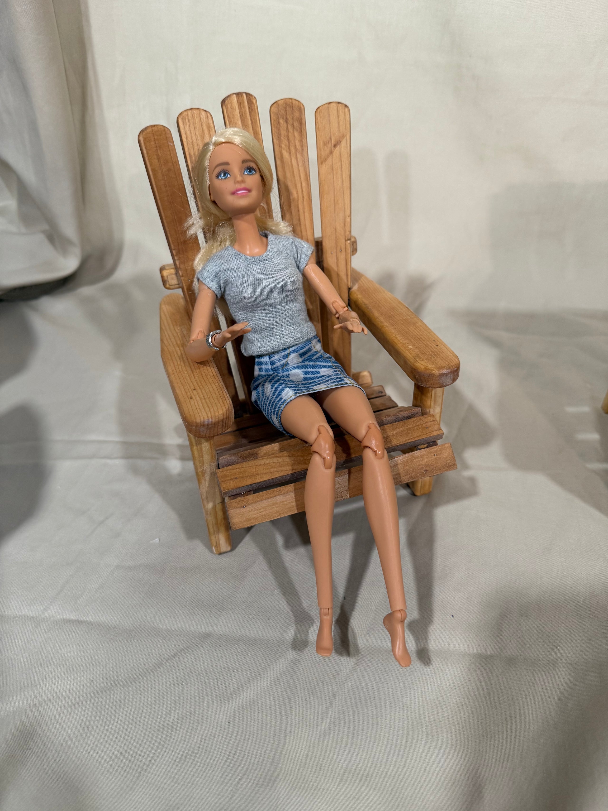 Barbie Andirondak chair (doll not included)